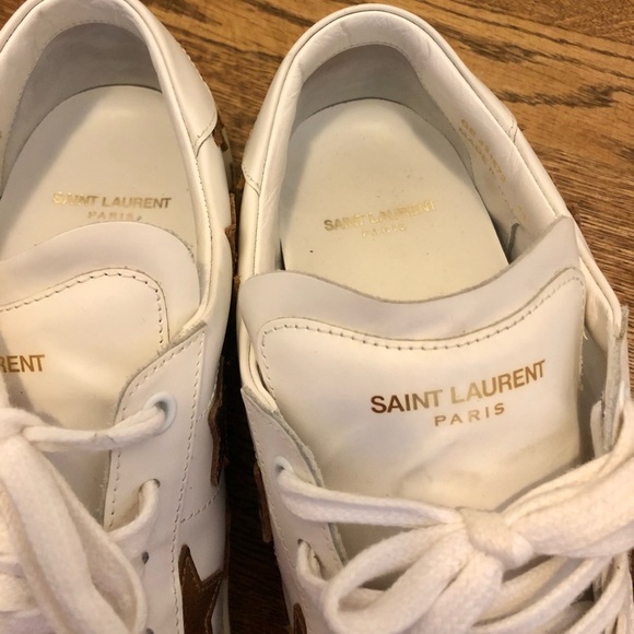 COURT CLASSIC GOLDEN METALLIC CALIFORNIA SNEAKERS - Picture 4 of 6